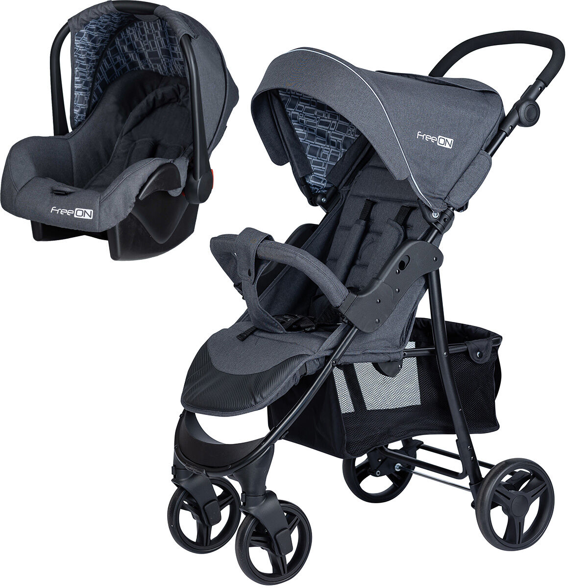 FreeON Kinderwagen Action Duo 2 1 (incl. autostoel) | Baby &