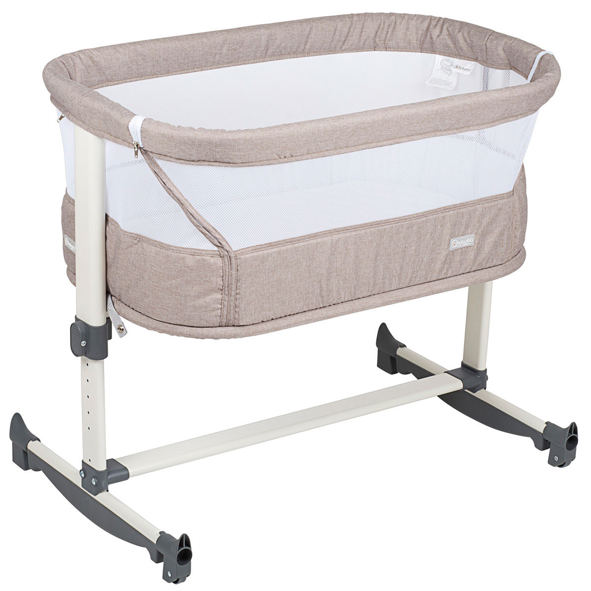 Ongelijkheid Geweldig met de klok mee BabyGO Co Sleeper Wieg met schommelfuntie Vivaldi Beige - Wieg aan bed - Aanschuifwieg | Baby & Koter Ongelijkheid Geweldig met de klok mee BabyGO Co Sleeper Wieg met schommelfuntie Vivaldi Beige - Wieg aan bed - Aanschuifwieg | Baby & Koter
