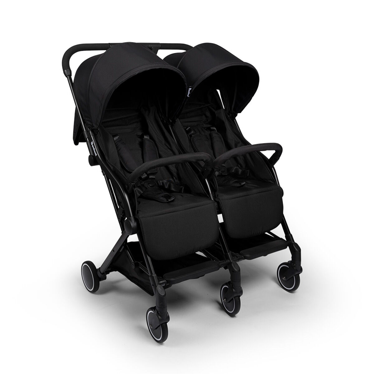 Tweeling buggy Adige Zwart - tweeling - Twinbuggy | Baby &