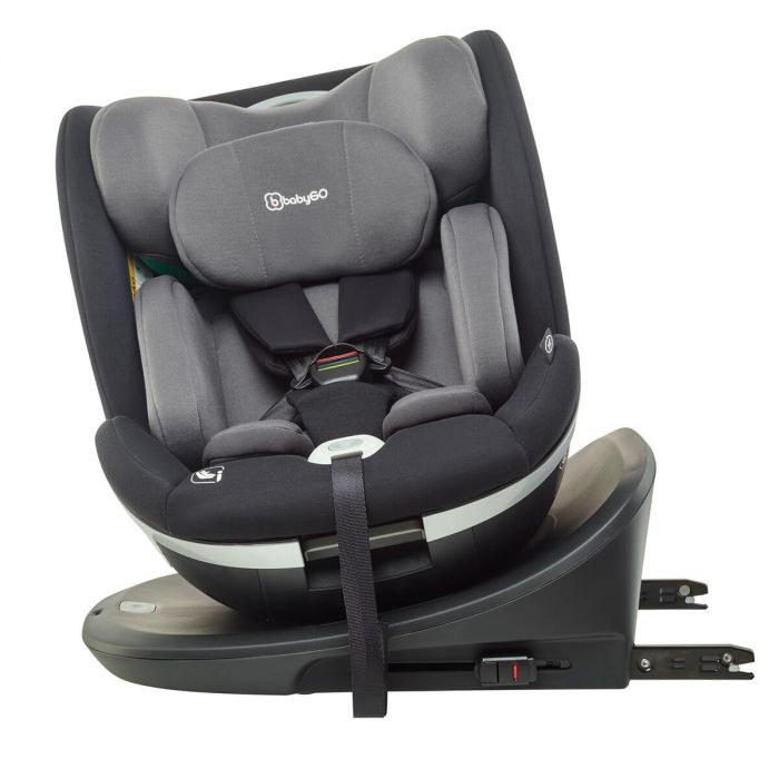 weten Luchtvaart Met opzet BabyGO autostoel Grow Up 360° i-Size met isoFix Zwart-Grijs (40-150cm) |  Baby & Koter