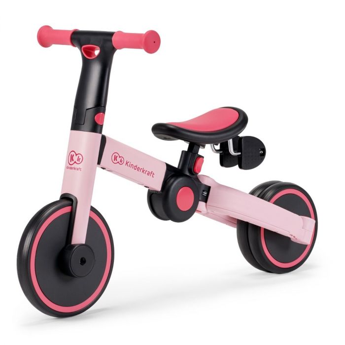 scheuren Vechter diamant Kinderkraft 4Trike Vouw driewieler - Loopfiets - Balance Bike - Candy Pink  | Baby & Koter