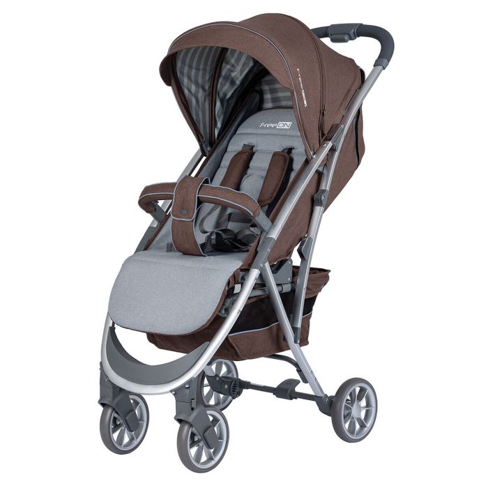 tijdschrift schakelaar vredig FreeOn Lux Wandelwagen Bruin (geschikt van 6mnd-22kg) - Lichtgewicht Buggy  FreeON Lux - Stroller | Baby & Koter