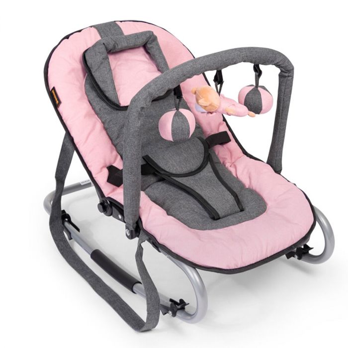Wrak haat Uitdaging Baninni Wipstoel met speelboog - Schommelstoel - Baby Relax - Admiro Roze |  Baby & Koter