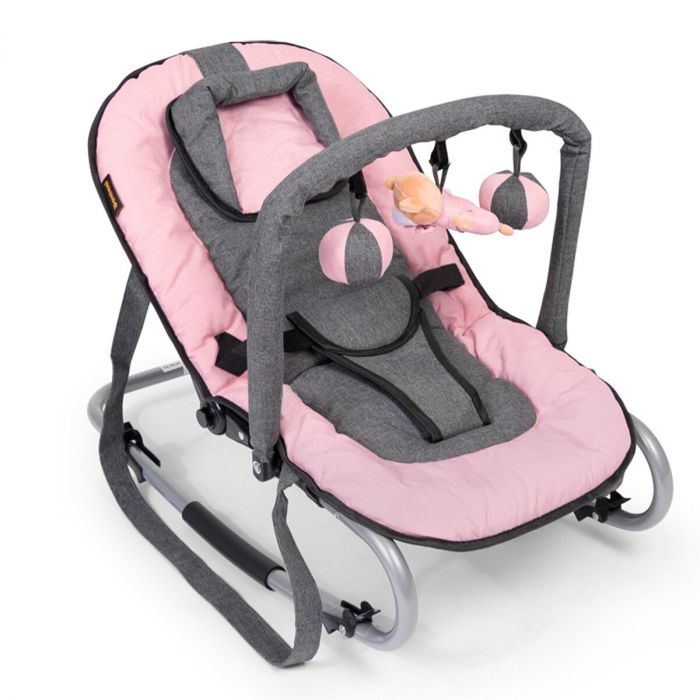 Wrak haat Uitdaging Baninni Wipstoel met speelboog - Schommelstoel - Baby Relax - Admiro Roze |  Baby & Koter