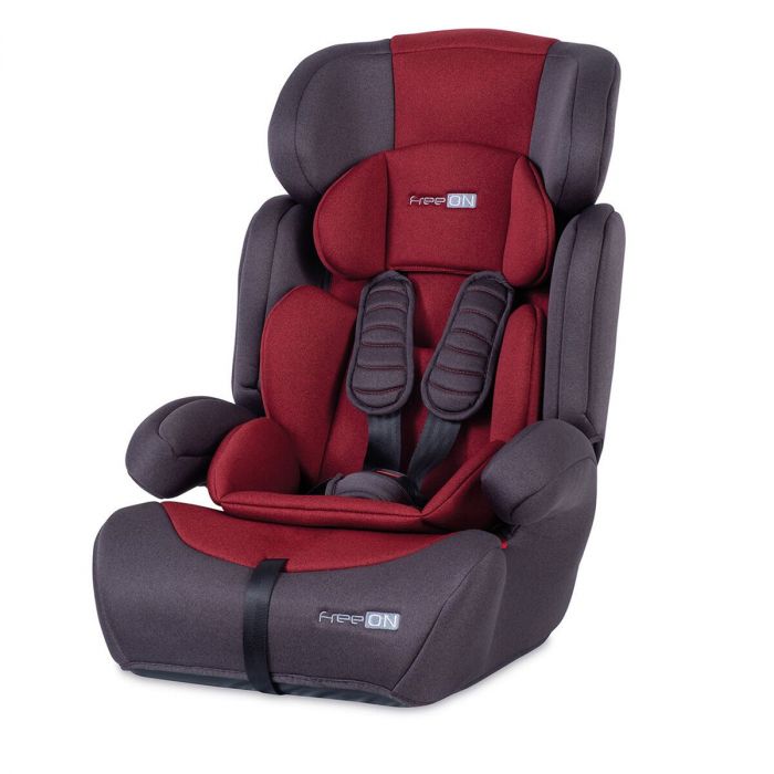 FreeON autostoel Rood (9-36kg) - Groep 1-2-3 autostoel voor kinderen van maanden tot 12 jaar | Baby & Koter
