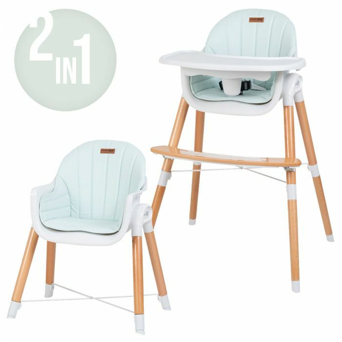 Kinderstoel FreeOn Tin 2in1 Light Green - eetstoel voor kinderen - | Baby & Koter