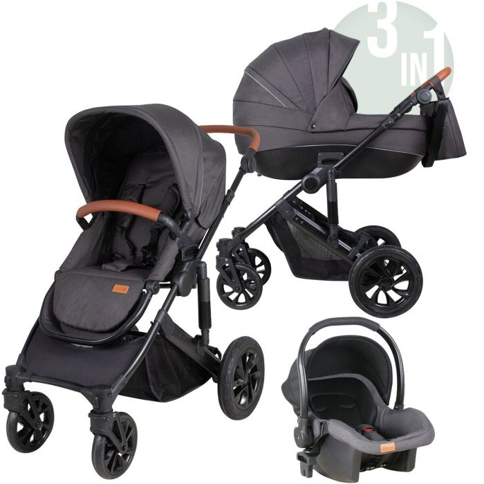 vrijwilliger soep hulp FreeON Kinderwagen Comfort 3 in 1 Zwart (incl. autostoel) - FreeON combi  kinderwagen Comfort | Baby & Koter