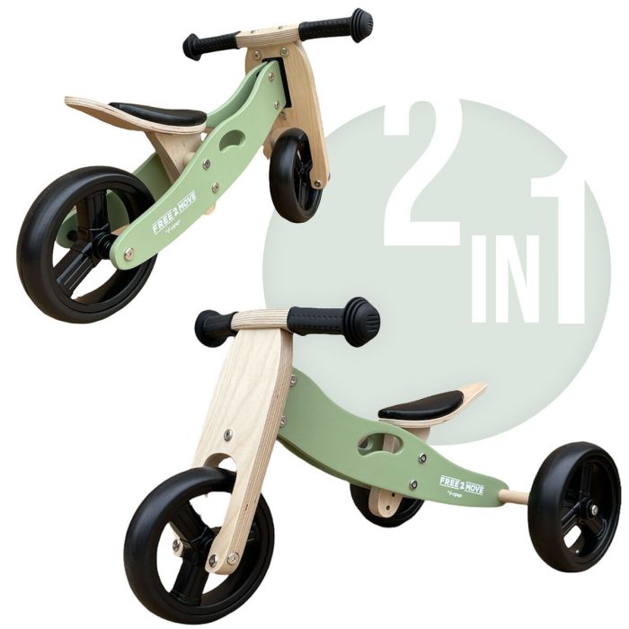 Free2Move 2 1 Loopfiets - - Balance Bike Mint | Baby & Koter