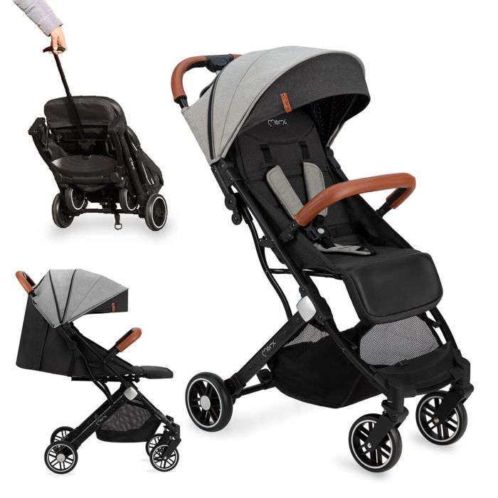 Verkeerd gaan beslissen Meyella MoMi Wandelwagen Estelle - Grey - Compacte buggy - Lichtgewicht Buggy |  Baby & Koter