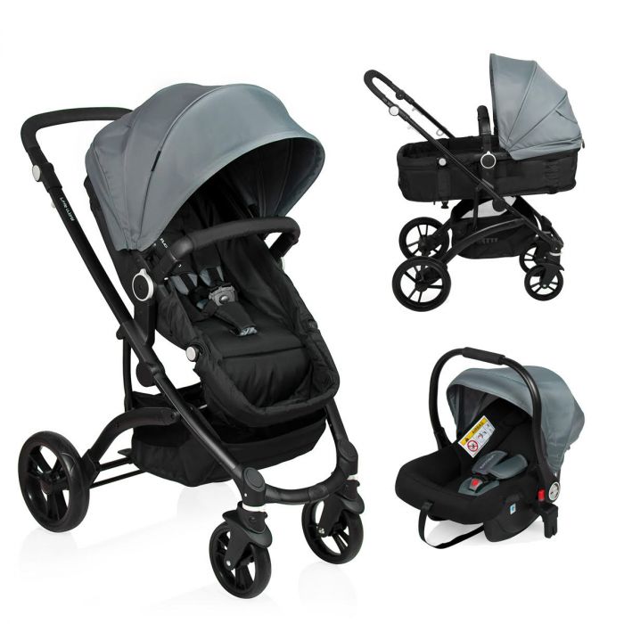 Little World City Walker Combi Kinderwagen Grijs (incl. autostoel) Baby