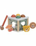 Free2Play by FreeON - Houten Hamerbank & Vormenstoof - Educatief Babyspeelgoed - Safari