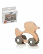 Free2Play - Houten speelgoed met siliconen wielen - Eend / Duck