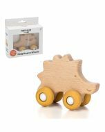 Free2Play - Houten speelgoed met siliconen wielen - Egel / Hedgehog