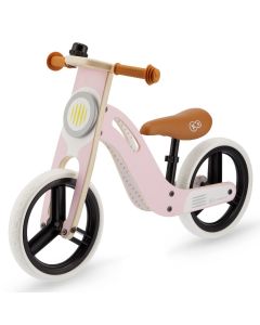 Kinderkraft Uniq Loopfiets - Balance Bike Pink - Houten loopfiets Kinderkraft