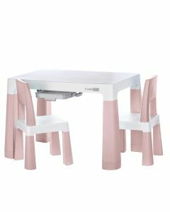 FreeON Plastic Kindertafel - Speeltafel met Stoeltjes Neo - Roze