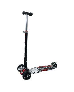 Free2Move Zik Zak Scooter - Opvouwbare aluminium step met LED wielen - Zwart