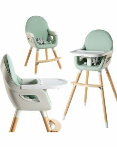 BabyGO Skandi - Kinderstoel - Eetstoel voor kinderen - Groen