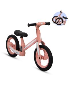 Billy opvouwbare Loopfiets - Balance Bike - Camini - Roze (2 tot 5 jaar)