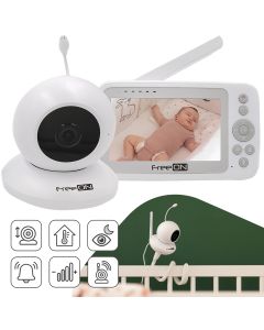 FreeON Babyfoon met camera - Premium Audio & Video Baby Monitor met slaapliedjes - Aria