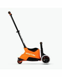 SmarTrike Xtend Ride On - Step - Scooter - Opvouwbare Step met zitje - Kinderstep met 3 LED wielen - Lime (voor kinderen van 1-12 jaar)