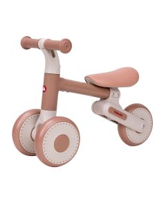 Topmark Yuki - Loopfiets - In hoogte instelbaar & Opvouwbaar - voor kinderen van 1 tot 3 jaar - Macchiato Bruin