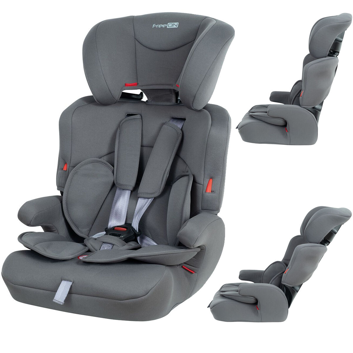 autostoel Grijs (9-36kg) - Groep autostoel voor kinderen van 9 maanden tot 12 jaar Baby & Koter